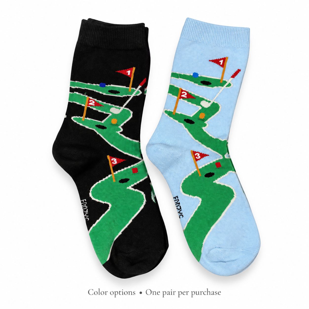 Women's Mini Golf Crew Socks - 2 Colors
