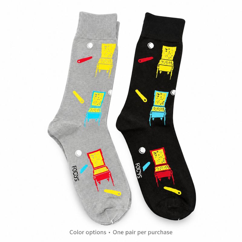 Men's Pinball Crew Socks - 2 Colors