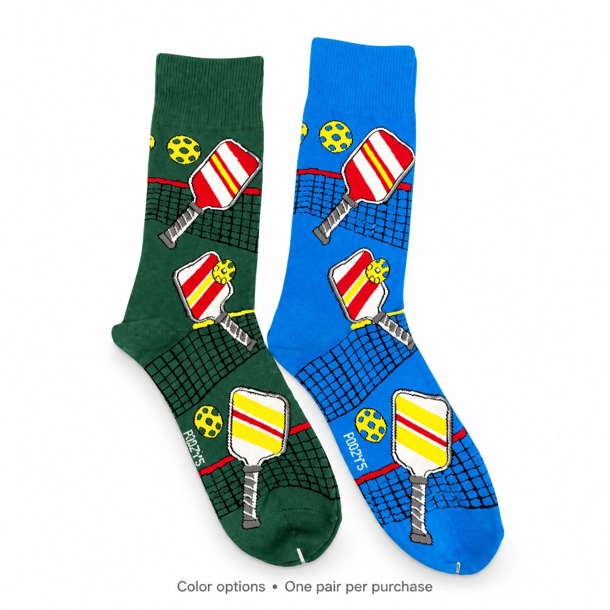 Men's Pickleball Crew Socks - 2 Colors