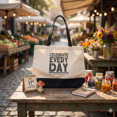 Celebrate Every Day® Canvas Tote Bag – Durable 15"x18" Reusable Tote