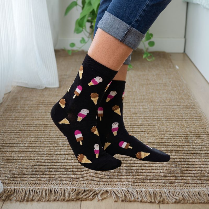 Ice Cream Cone &amp; Popsicles Socks  - 2 Colors