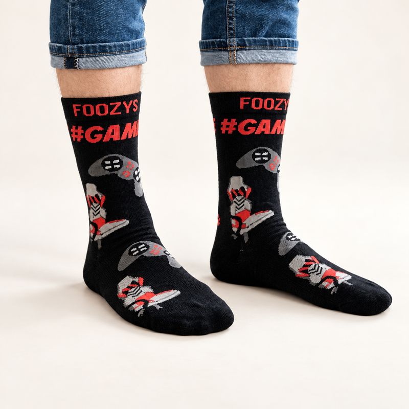 Men's #Gamer Crew Socks - 2 Colors