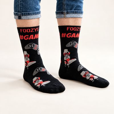Men's #Gamer Crew Socks - 2 Colors