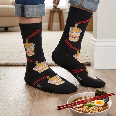 Men's Ramen Soup Crew Socks - 2 Colors