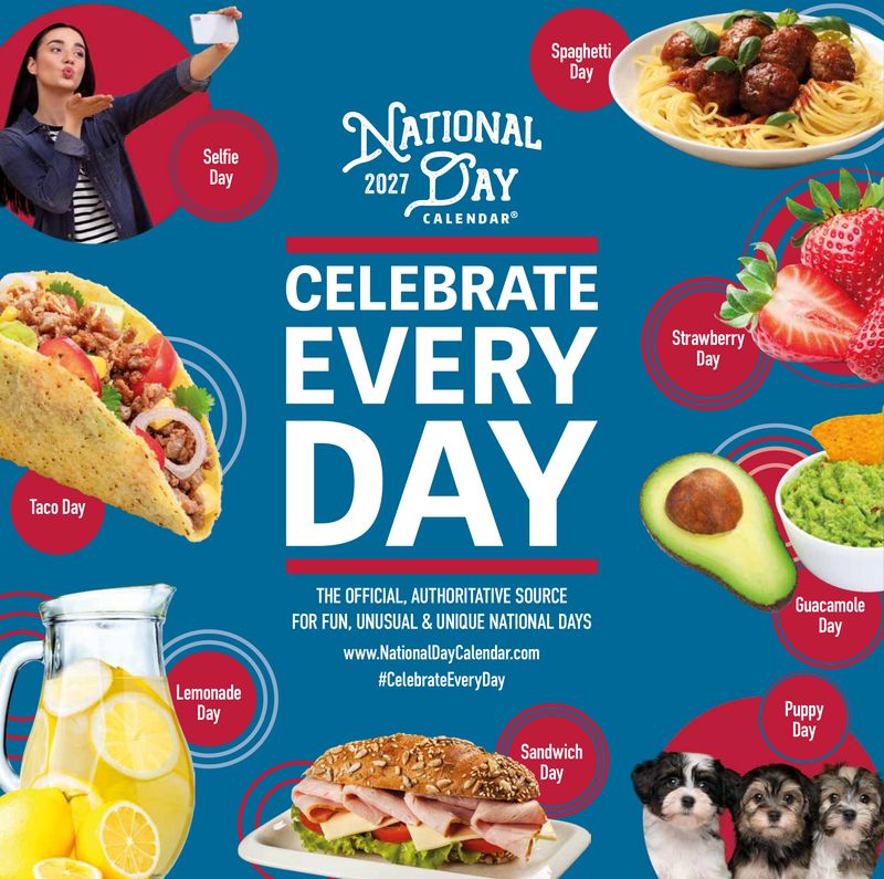 2027 National Day Wall Calendar – Get the 2026 Edition FREE! – 1,700+ Observances – Celebrate Every Day® 2027 National Day Wall Calendar – Get the 2026 Edition FREE! – 1,700+ Observances – Celebrate Every Day®