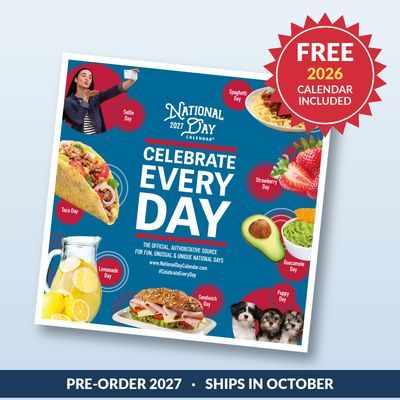 2027 National Day Wall Calendar – Get the 2026 Edition FREE! – 1,500+ Observances – Celebrate Every Day®