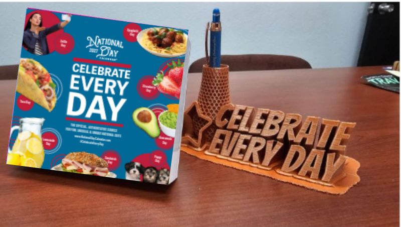 2027 National Day Desk Calendar – Daily Tear-Off