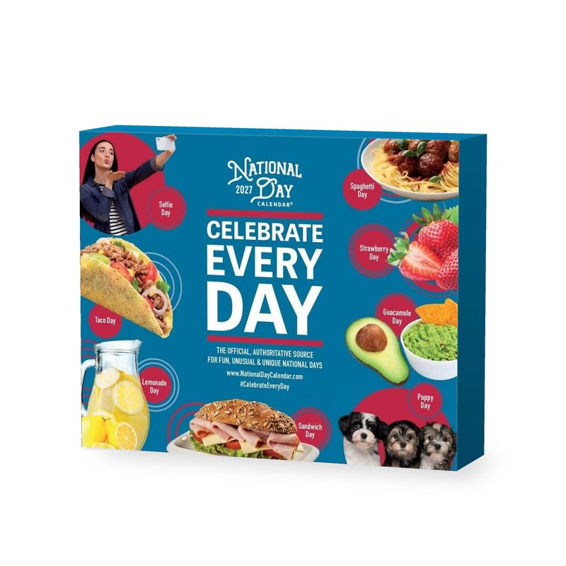 2027 National Day Desk Calendar – Daily Tear-Off