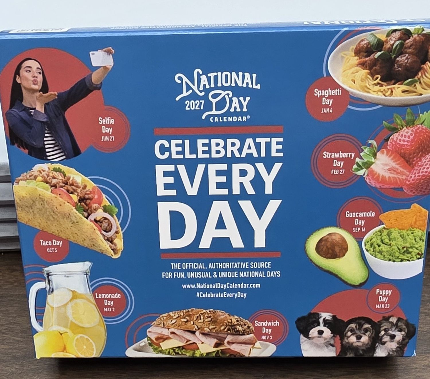 2027 National Day Desk Calendar 2-Pack – Daily Tear-Off Duo