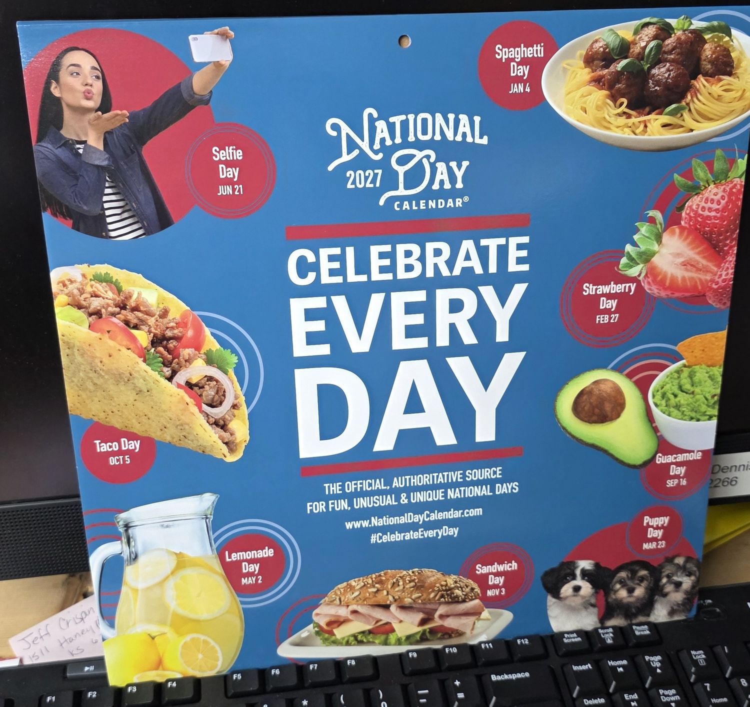 2027 Wall + Desk Calendar Bundle – Celebrate Every Day® Everywhere