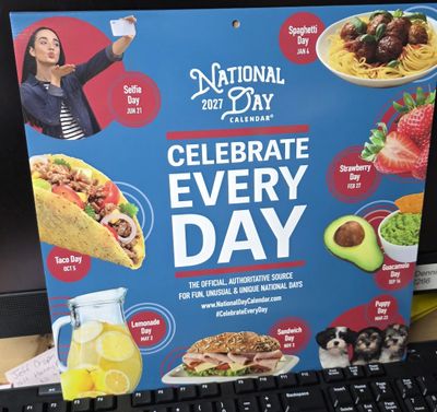 2027 Wall + Desk Calendar Bundle – Celebrate Every Day® Everywhere