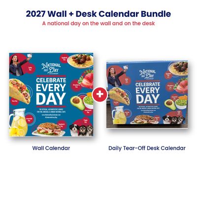 2027 Wall + Desk Calendar Bundle – Celebrate Every Day® Everywhere