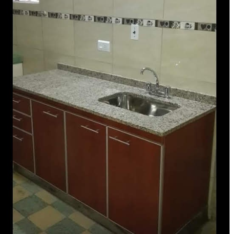 Mesada con pileta simple