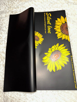 Black sunflower/20 sheets per pack