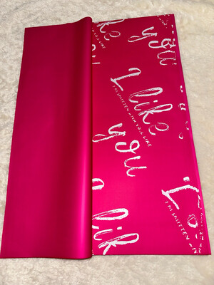 I like you-fuchsia /20 sheets per pack