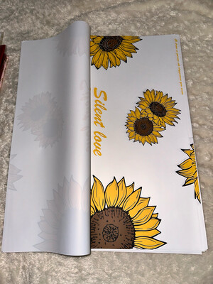 Sunflower white /20 sheets per pack