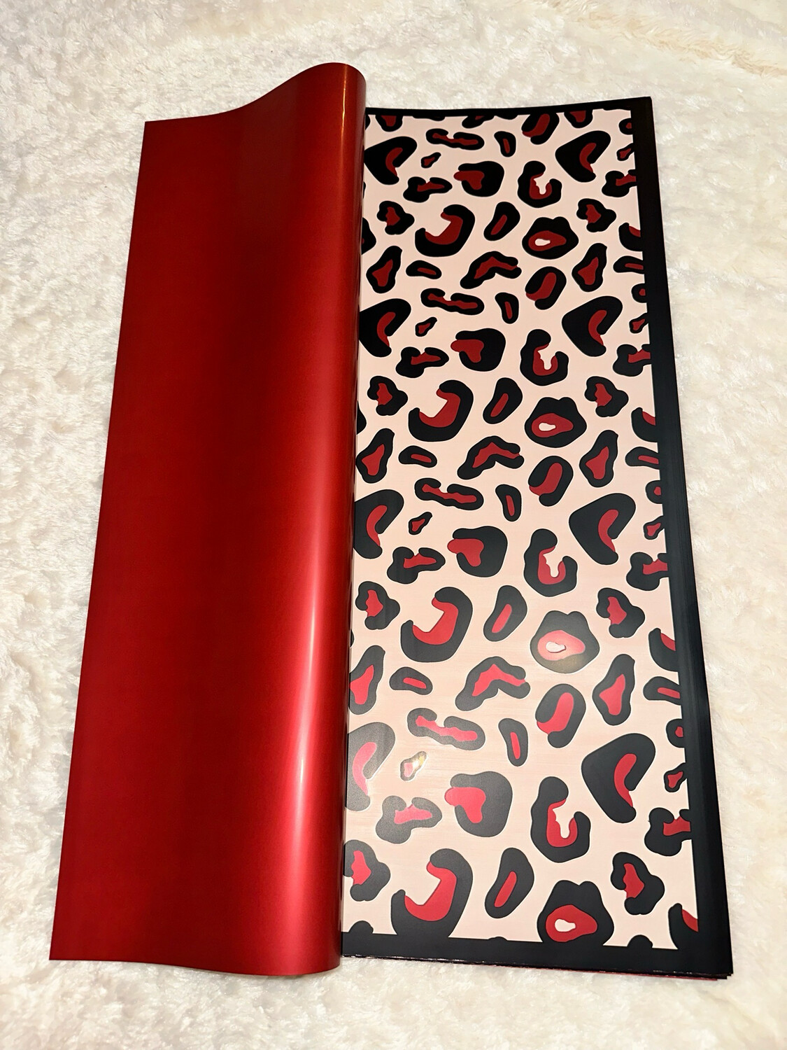 Animal print red /20 sheets per pack