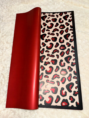 Animal print red /20 sheets per pack