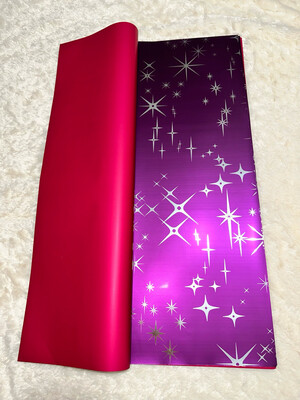 Purple star/20 sheets per pack
