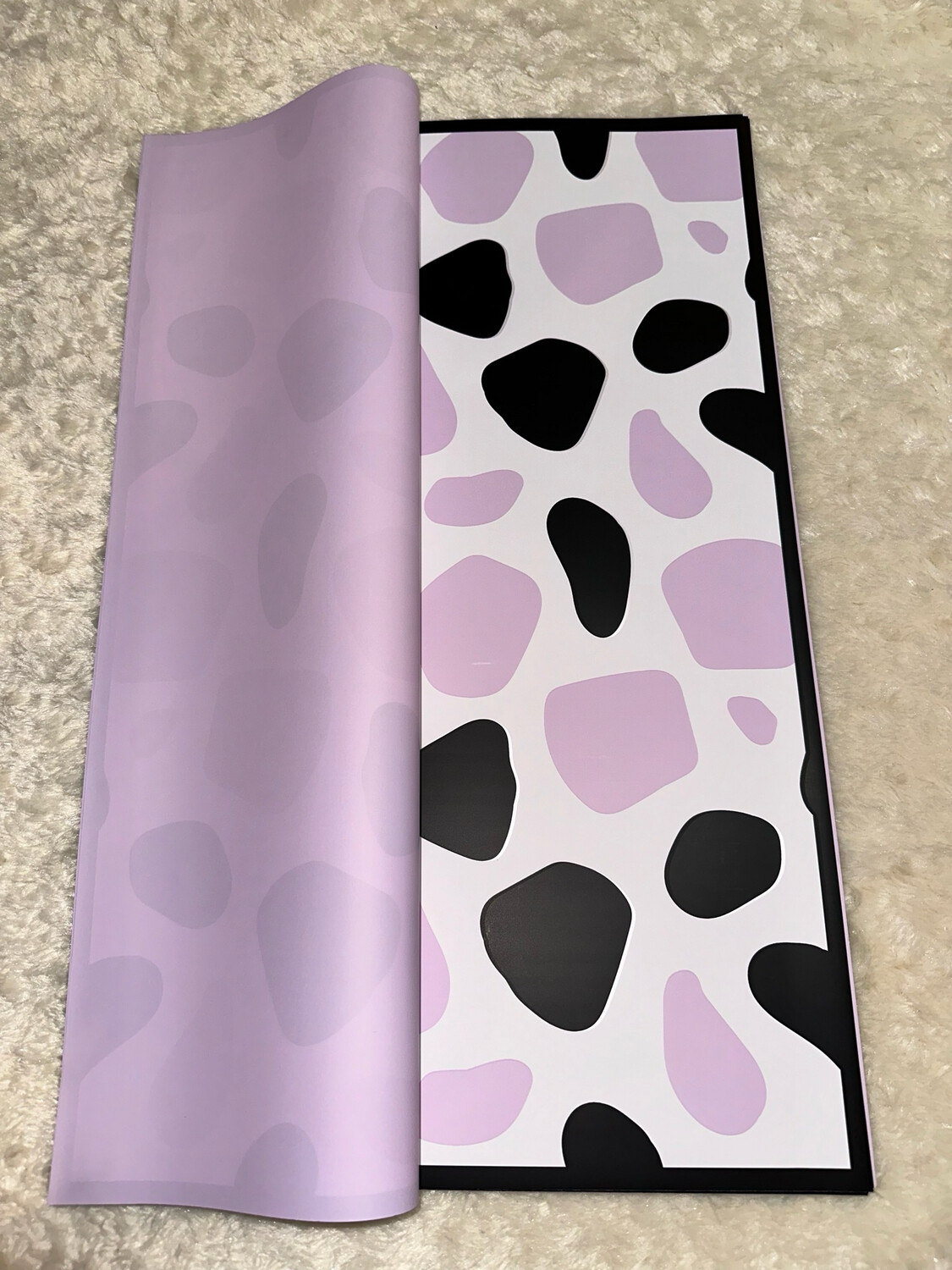 cow print purple/20 sheets per pack