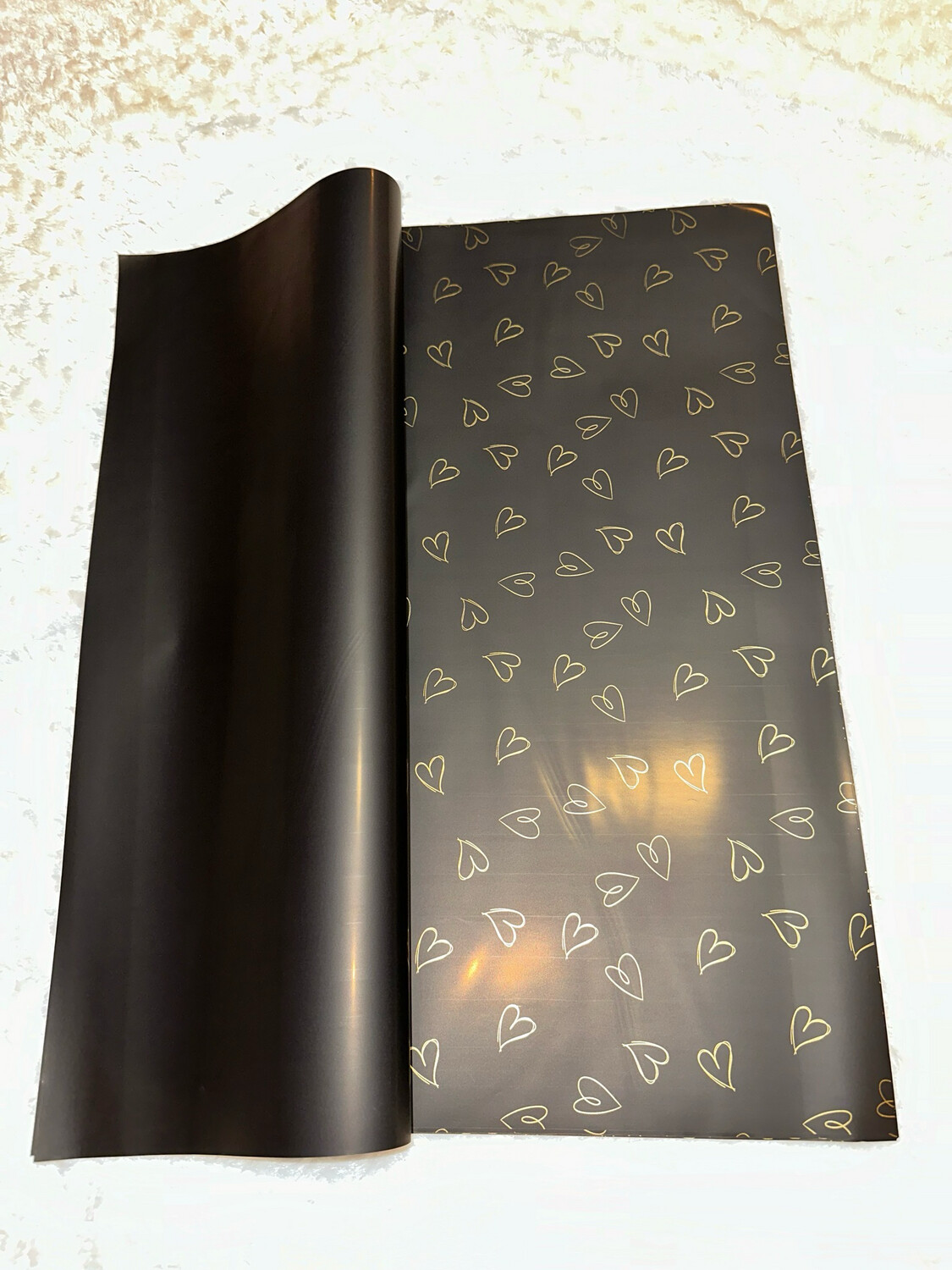 BLACK HEART/20 sheets per pack