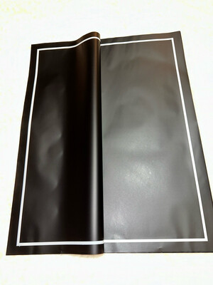 Black white line/20 sheets per pack