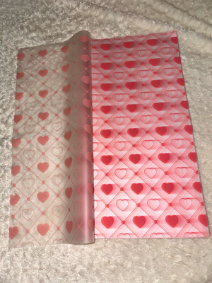 Pink heart /20 sheets per pack