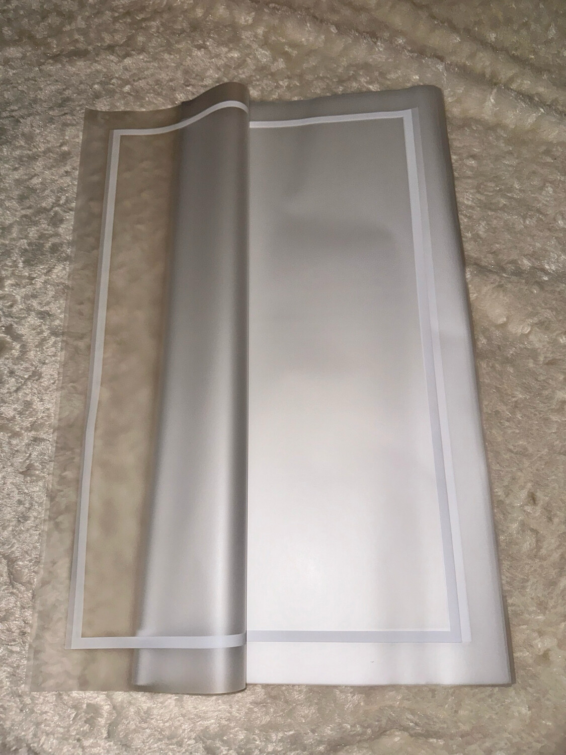Trasparent white/20 sheets per pack