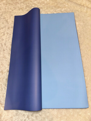 Blue double solid color/20 sheets per pack