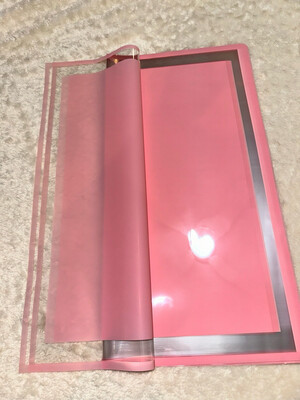 Transparent pink/20 sheets per pack