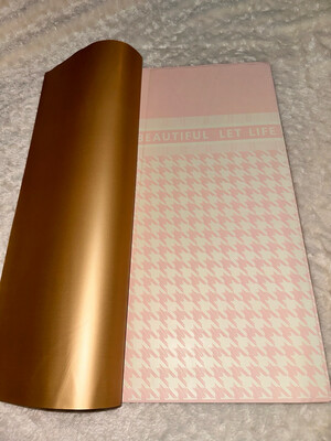 Pink Beautiful life/20 sheets per pack