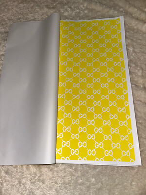 Gucci yellow/20 sheets per pack