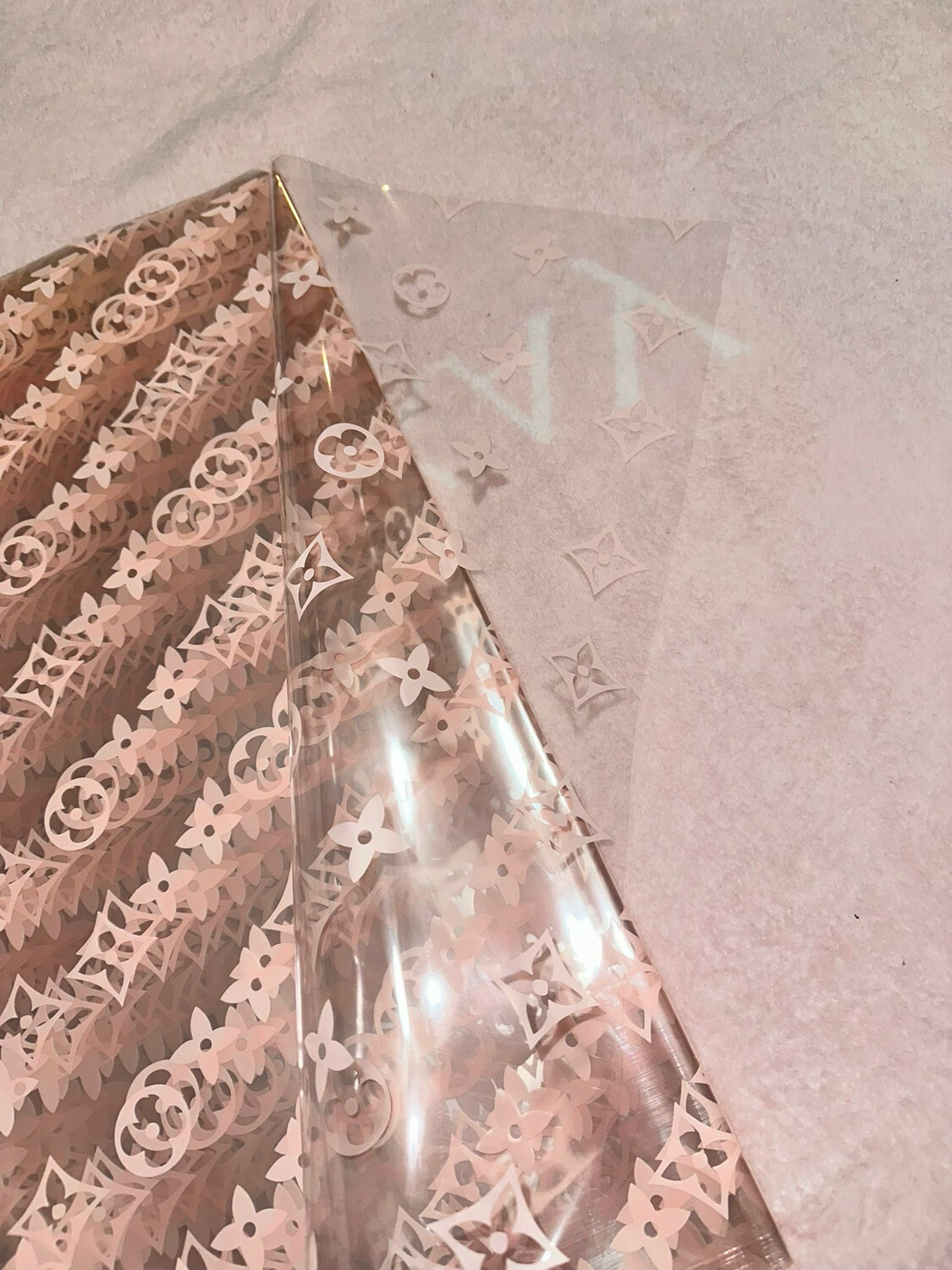 Lv clear pink/20 sheets per pack