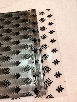 LV clear black/20 sheets per pack