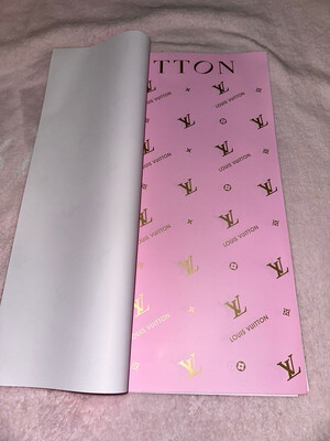 LV pink and white/20 sheets per pack