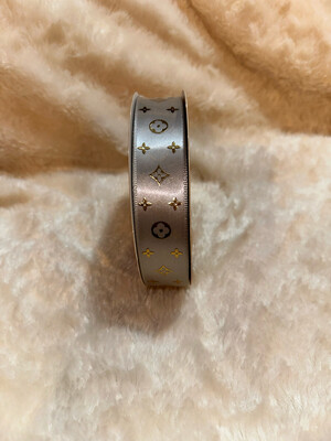 LV Ribbon silver 50yard