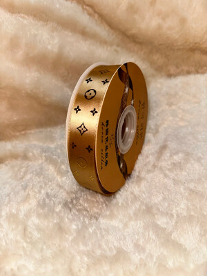LV Ribbon brown 50 yard