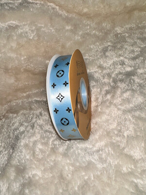 LV Ribbon baby blue 50yard