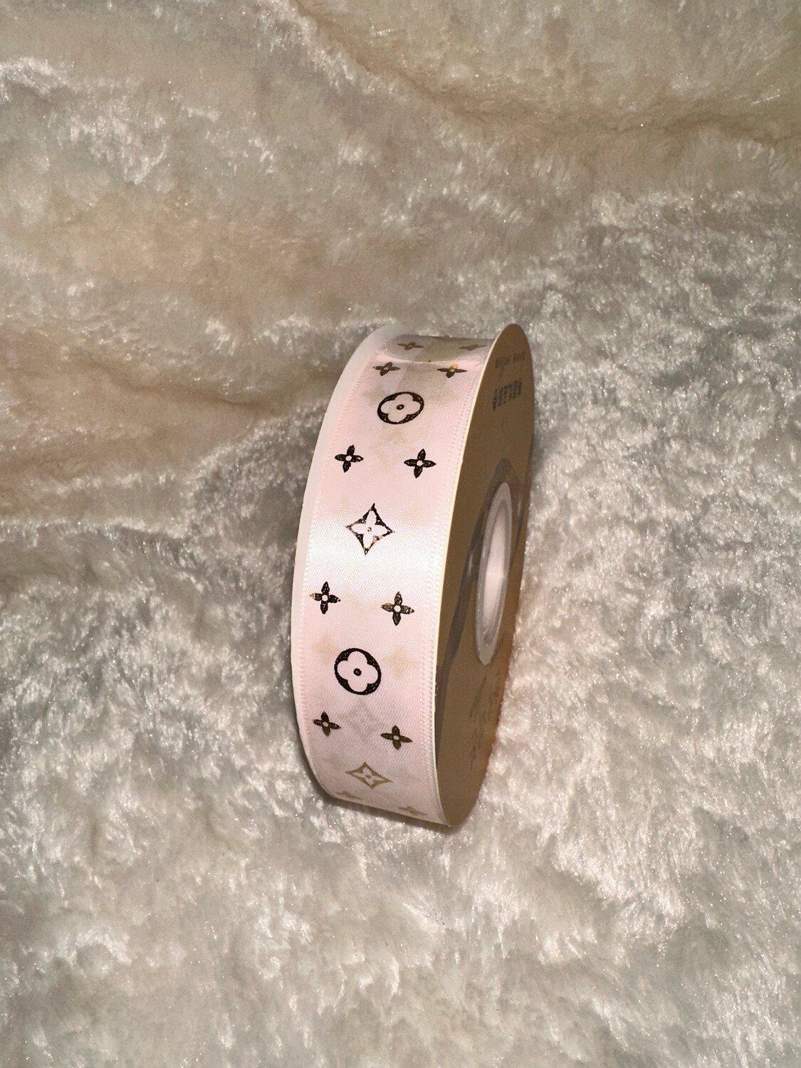 LV baby pink Ribbon 50 yard