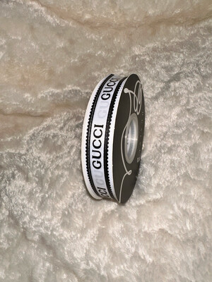 GG black and white ribbon 45 yard