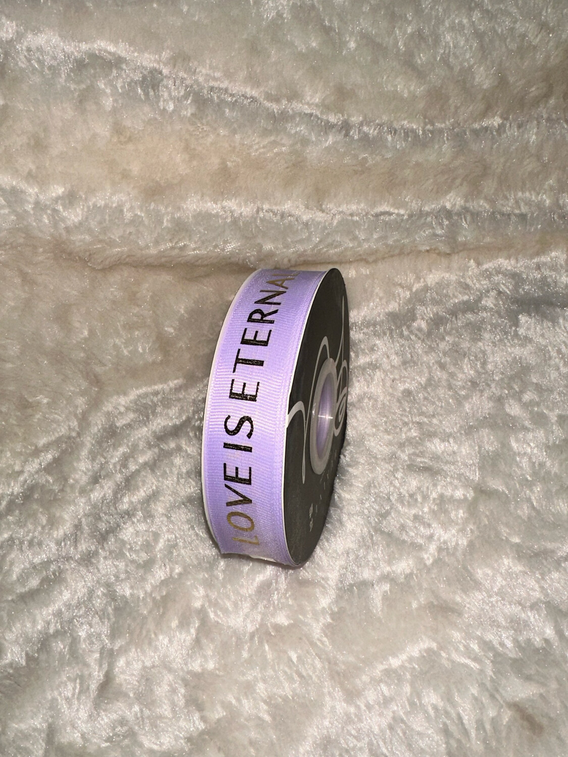Lilac Love Is Love Ribbon 50 yard