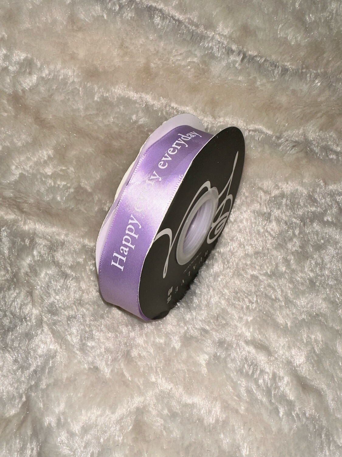 Lilac Happy every day Ribbon 45 yard