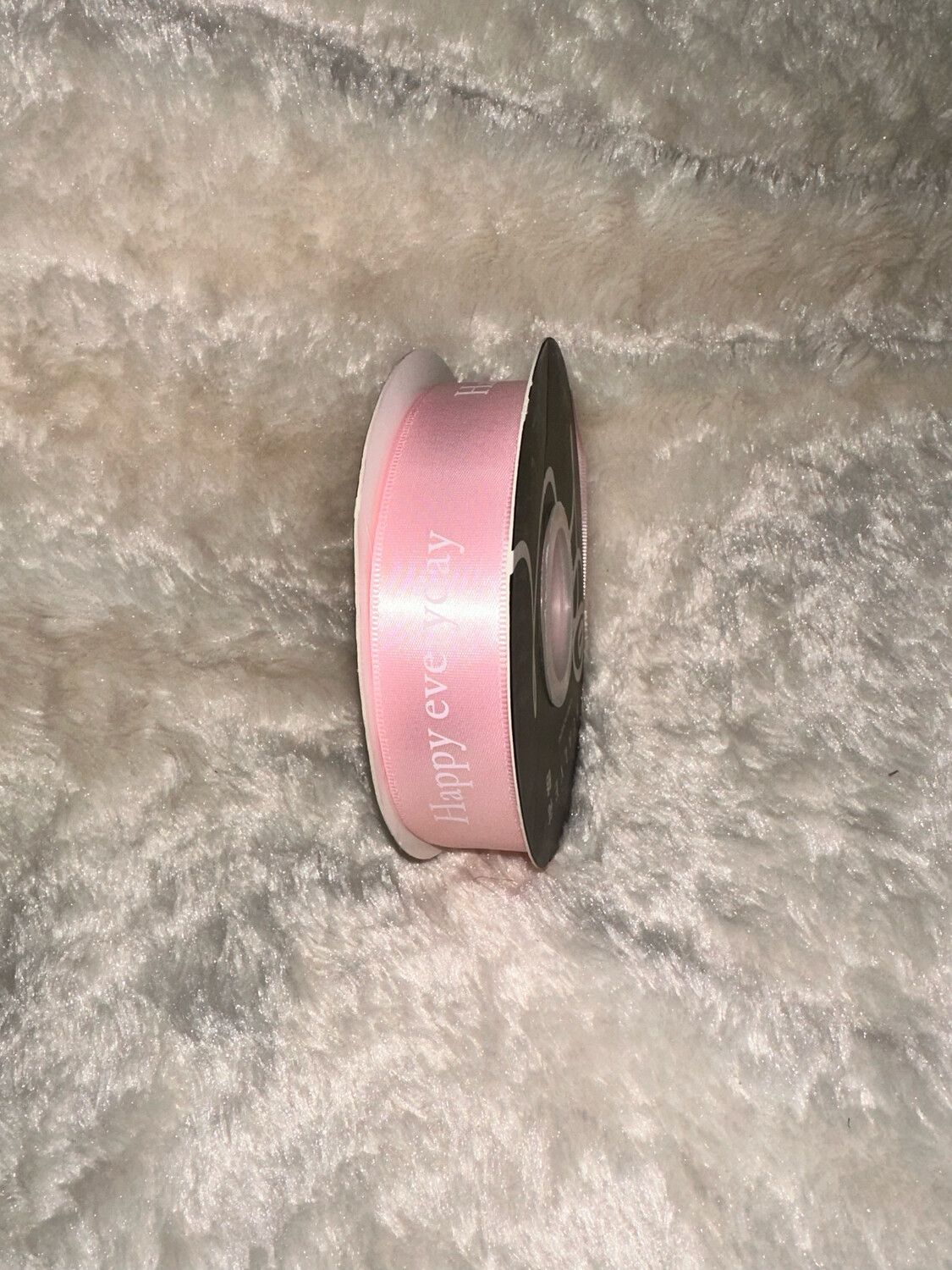Pink Happy every day Ribbon 45 yard