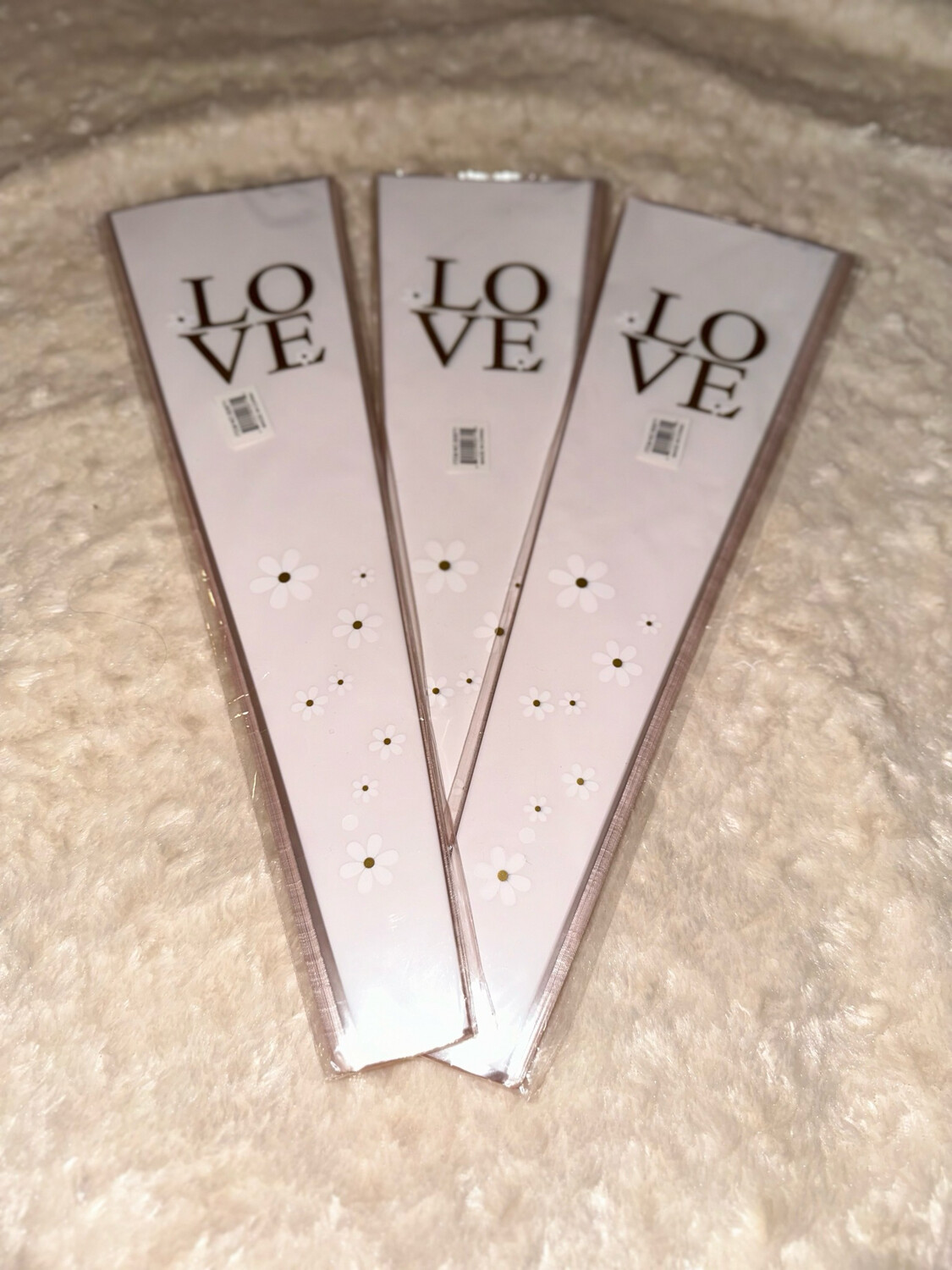 White/pastic bag 50 pieces