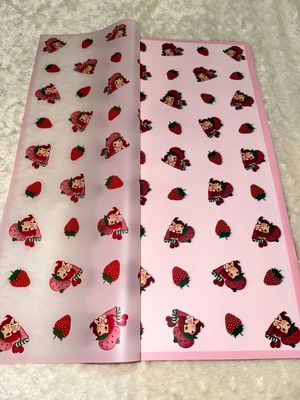 Strawberry shortcake/ light pink 20 sheets per pack