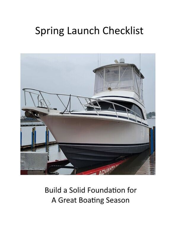 Downloadable Boat Spring Launch Checklist Only