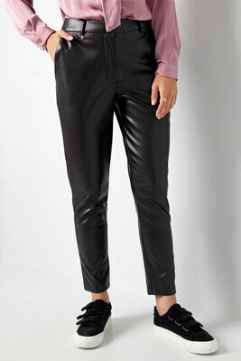PU leather pants