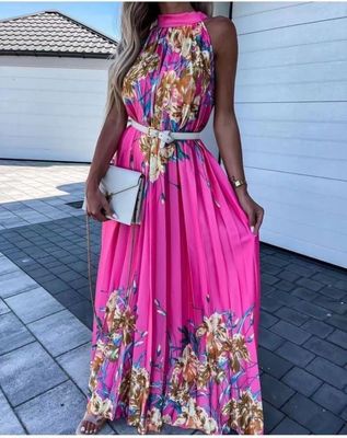 Faltenkleid aus Satin