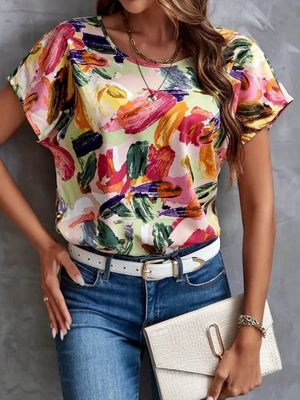 Bluse mit Fledermausarm