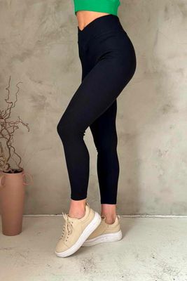 Gerippte Leggings